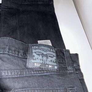 Levi's Men's Dark Gray Slim Jeans